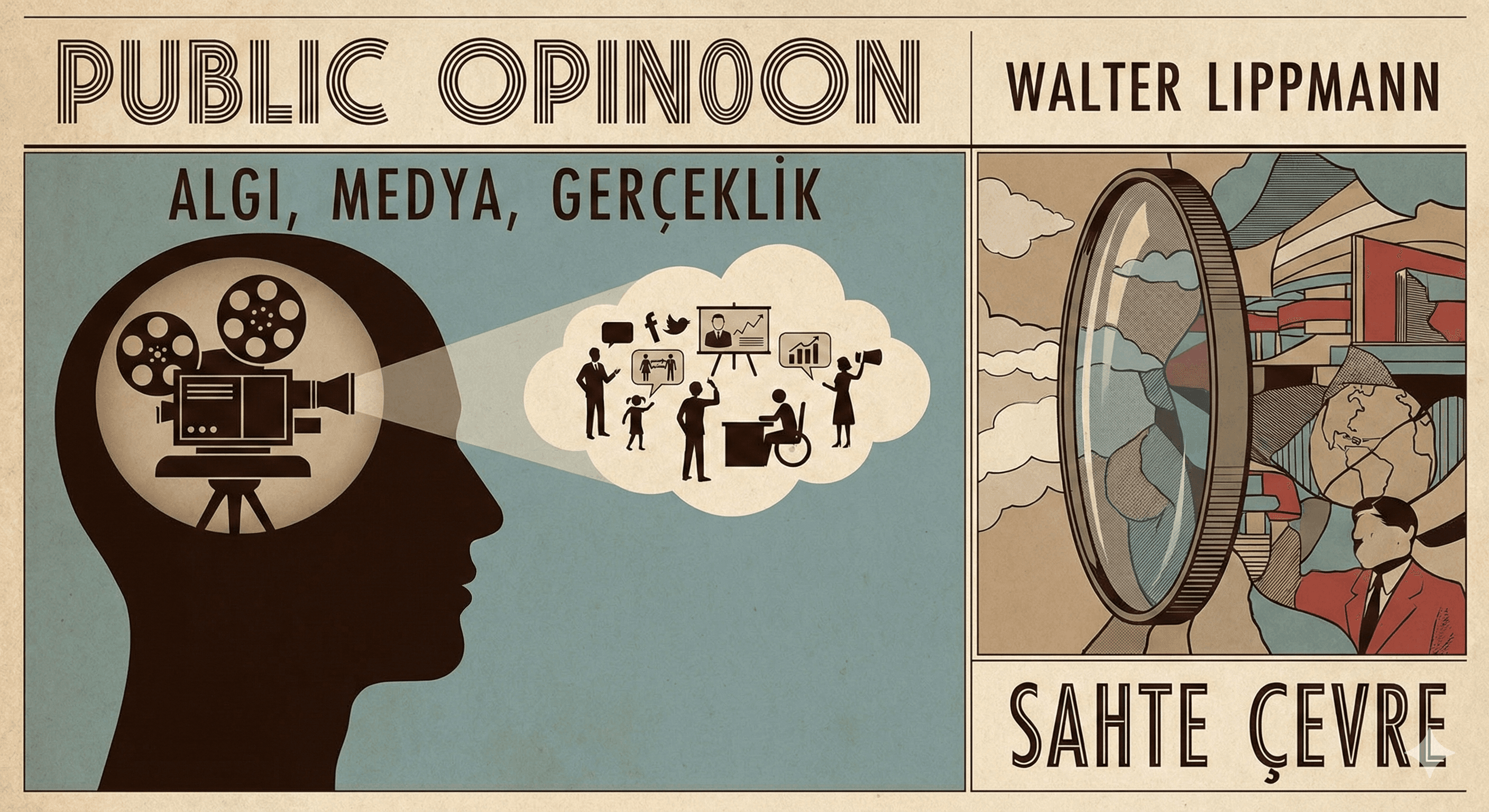 Walter Lippmann Public Opinion (Kamuoyu) Eseri: Algı, Medya ve Gerçeklik